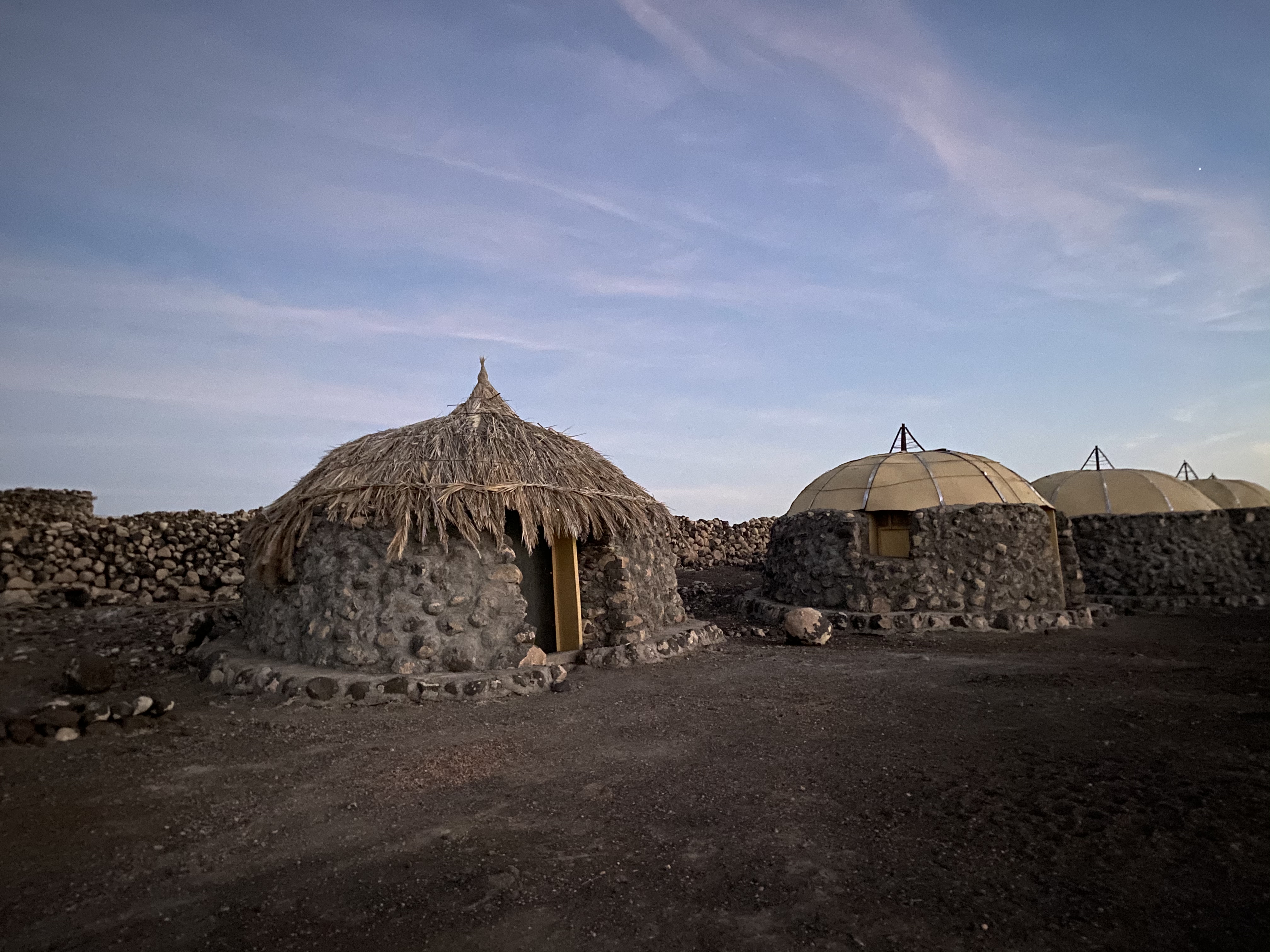 Lake Abbe Hut Camping