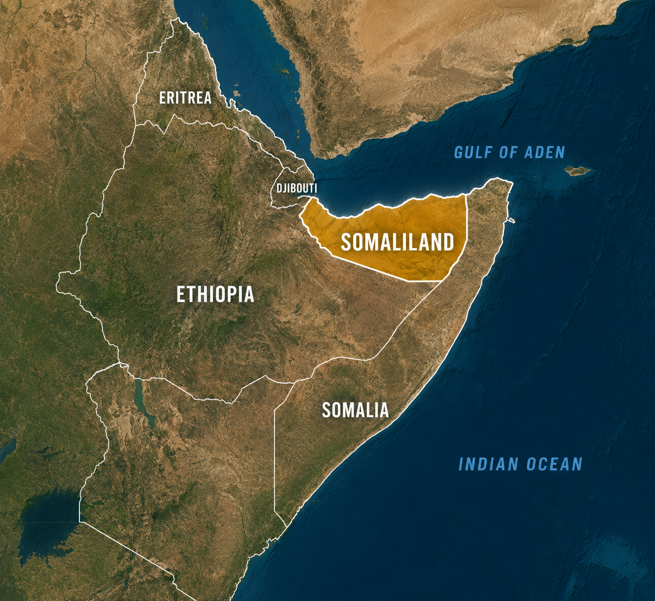 Somaliland Map